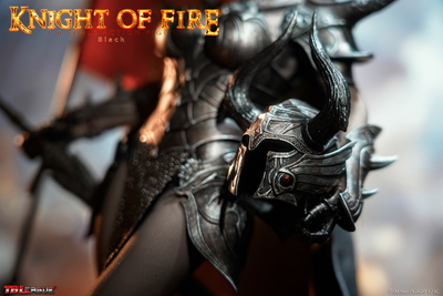 Рыцарь Пламени в черном - Коллекционная ФИГУРКА 1/6 scale Knight of Fire - Black  (PL2020-173C) - TBLeague