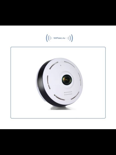 Потолочная/настенная WiFi видеокамера панорамная с DVR (fish_ufo_S), 960P HD (360EyeS)