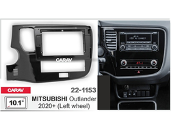 Carav 22-1153 | 10.1" переходная рамка Mitsubishi Outlander 2020+ RMS-FC449