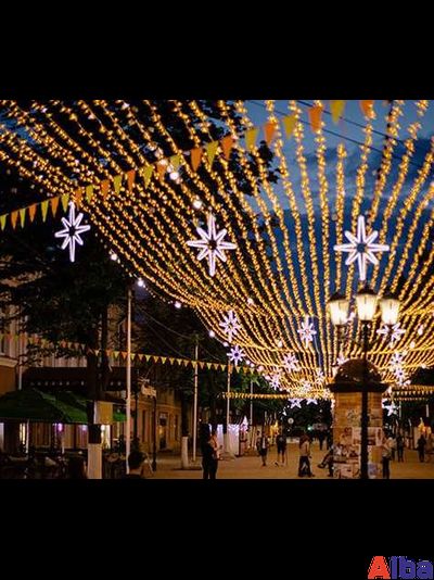 Гирлянда-нить 10 м, 220В, ТЕПЛЫЙ БЕЛЫЙ, IP 65, резина, статика