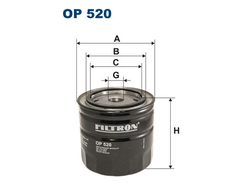 Фильтр масленный Filtron OP520 ВАЗ 2101-2107/ Москвич