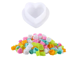 Колпачки силиконовые OZER Love Silicone Ink Caps White (50 шт.)