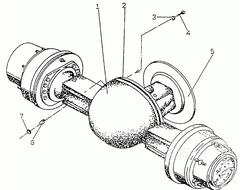 Ведущий мост 1788.h.20, 1792.h.20, 1794.h.24