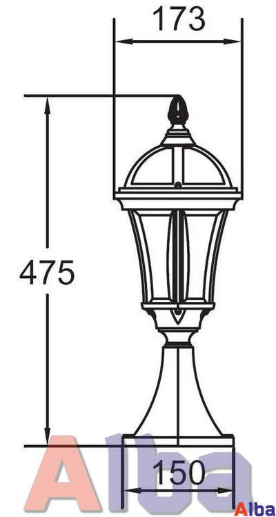 Rome S 95204 Парковый светильник