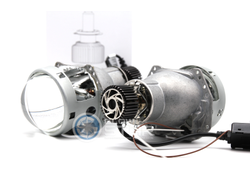 Комплект Hella 3R (5R) H7 с Led лампами H7, M9 3D LED360 35W, 5500K - 6000K