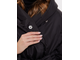 Пальто-одеяло с капюшоном, цвет черный.