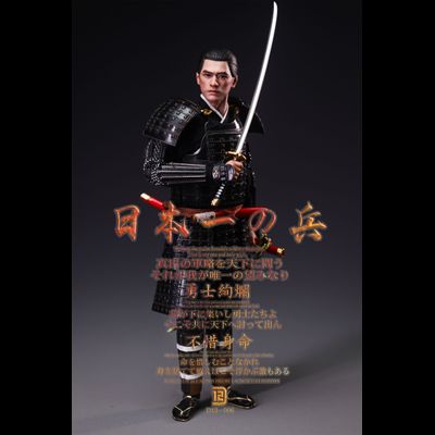 ПРЕДЗАКАЗ - Самурай Санада Юкимура (в черном) - Коллекционная фигурка 1/12  The Greatest Warrior of Japan Black Standard (D12006) - D12TOYS ?ЦЕНА: 12900 РУБ.?