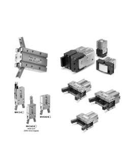 Пневматические захваты с угловым раскрытием