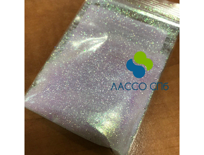 Иридисцентный глиттер блестки Ирис Радужный 0,2 мм 10 гр