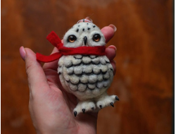 Елочная игрушка " Полярная сова"