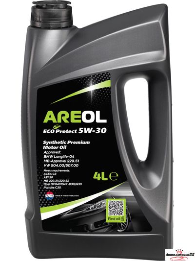 AREOL Protect 504/507 5W30 4л