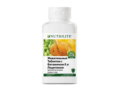 NUTRILITE™ Жевательные таблетки с витамином Е и лецитином, 110 таб.