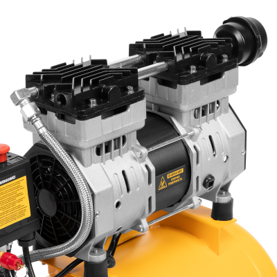 Компрессор безмасляный малошумный Denzel DLS950/24