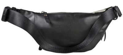 Кожаная поясная сумка Scarlino black (арт. 7018-01)