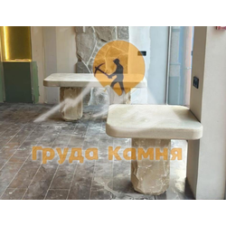 Столы столешницы из Рукельского ракушечника