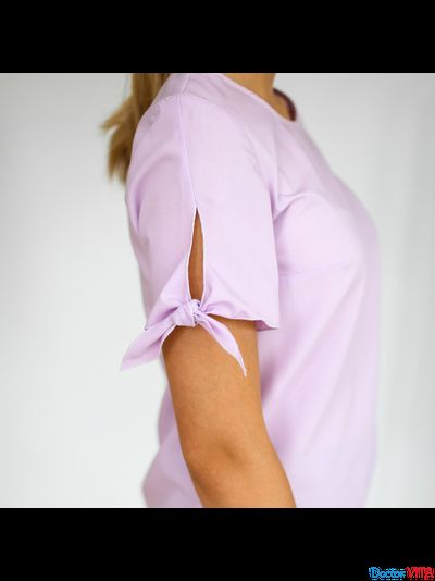 БЛУЗА DOCLIKE DL417 Лиловая