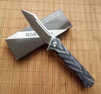 Нож складной Twosun TS124 12C27N+G10