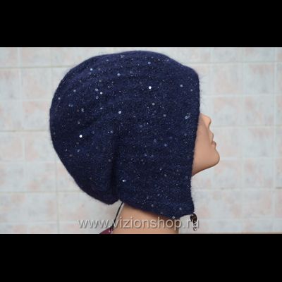 Шапка капор женская вязаная Италия Vizio 5846