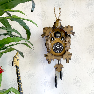Настенные часы с кукушкой Rhythm 4MJ419-R06
