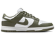 Купить женские оливковые Кроссовки Nike Dunk Medium Olive бело-зеленый DD1503-120