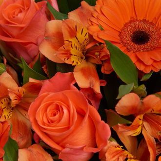 Оранжевый букет