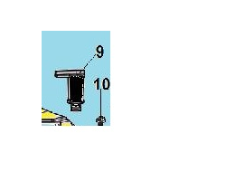 9 YD380016-27402 Заслонка зима-лето бензопилы CHAMPION 237, 241