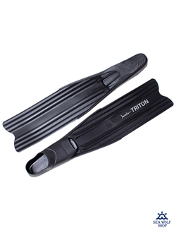 Ласты длинные 41/42 Marlin TRITON сред.жестк. M Black