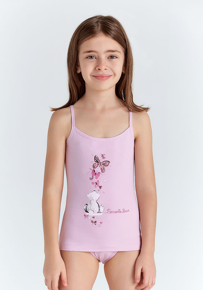 Mайка для девочек - Baykar - 4156 - сиреневый