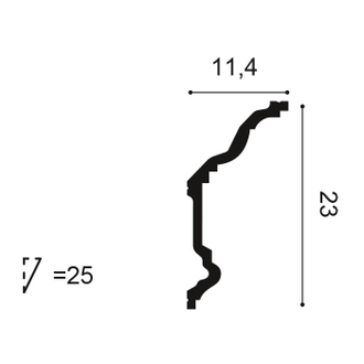 Карниз C332 - 23*11,4*200см