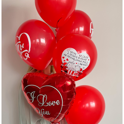 Связка шаров I Love you