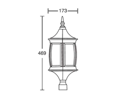 Садово-парковый светильник серии  Lion-2