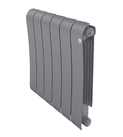 Радиатор биметаллический Royal Thermo Infinity 500/6 Silver Satin (1032 Вт., серый)
