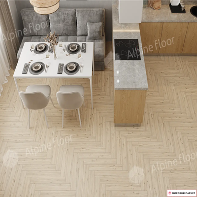 Ламинат Alpine Floor Herringbone 12 Pro Дуб Лион LF106 купить в интернет-магазине mirovoy-parquet.ru