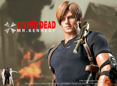 Леон С. Кеннеди (Resident Evil 4 Remake)  - Коллекционная ФИГУРКА 1/6 scale Mr.Kennedy complete set (FD014C) - Hot Heart