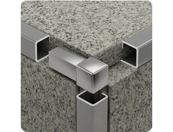 Фурнитура КПк 11-10 для плиточного профиля ПК 11-10.2700.9003 Белый глянец