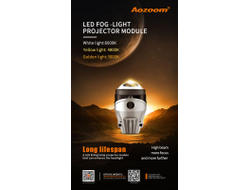 Билед ПТФ модули Aozoom ALPF-02 5000K (комплект, 2шт)