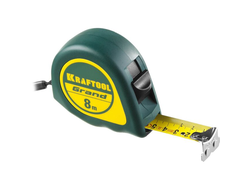 KRAFTOOL Grand, 8 м х 25 мм, рулетка (34022-08-25)