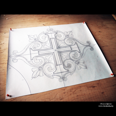 Эскиз резьбы по дереву