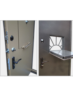 Кассовая дверь с выдвижным лотком в оружейную комнату, кассовые двери в самаре от производителя