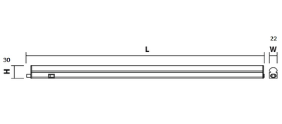 Светодиодный светильник для мясных прилавков FL-LED T4 MEAT