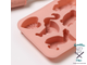 Форма для выпечки силиконовая Доляна «Тропики», 18×14×2,5 см, цвет розовый