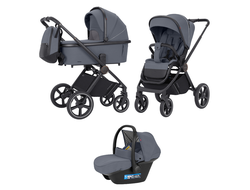 Коляска 3в1 Carrello Ultimo CRL-6519 Cool Grey 2025