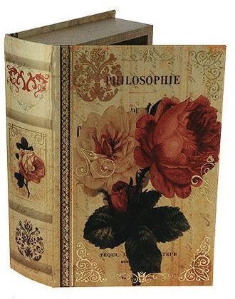 184163 Шкатулка-фолиант Философия цветов 27*18*7 см.