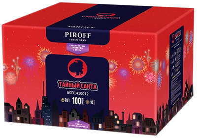 Батарея салютов ТАЙНЫЙ САНТА (1,2" / 100 залпов)