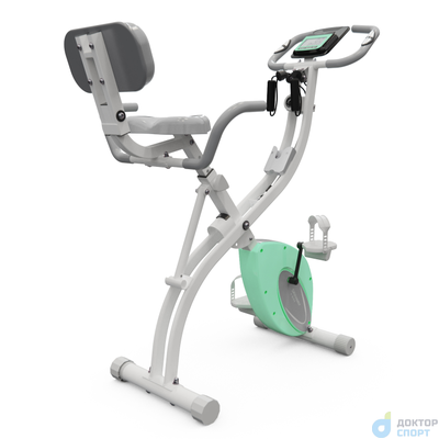 Велотренажер X-Bike DFC DavCreator, бело-зеленый