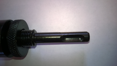 Держатель (хвостовик)  для биметаллической коронки с креплением SDS+ под перфоратор.