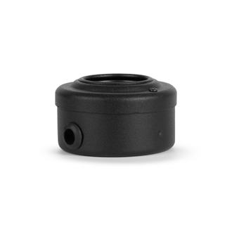 Ретро розетка металлическая черный (Vintage-brass)