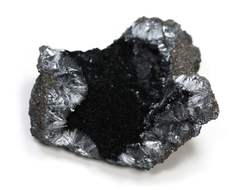 Пиролюзит, жеода, Марокко (42*40*20 мм, 36 г) №24712