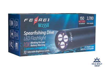 Фонарь подводный FEREI W155IIWW V2 3780Lm, желтый свет