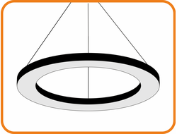 Светильник дизайнерский кольцо